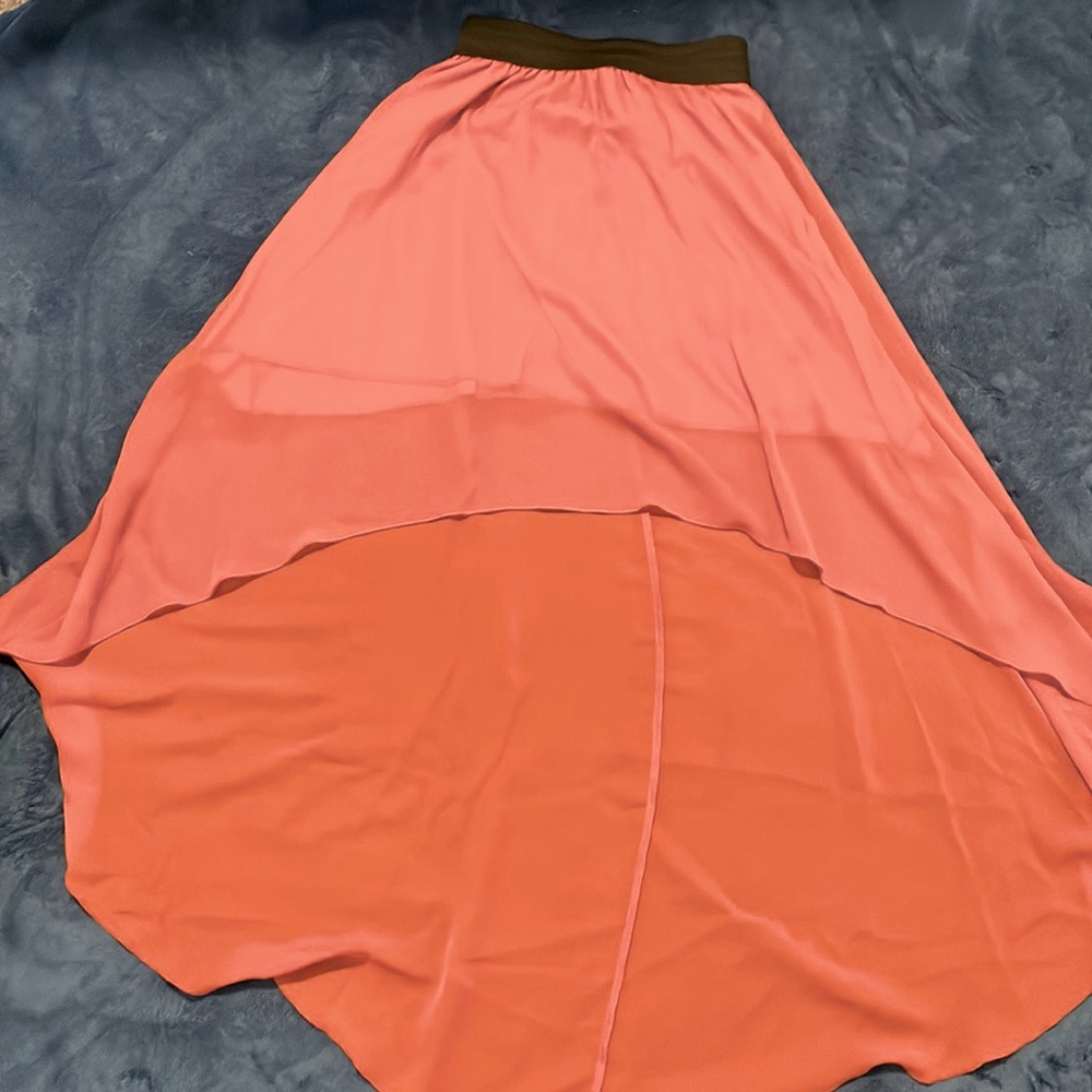 Asymmetric skirt- perfect Halloween color
